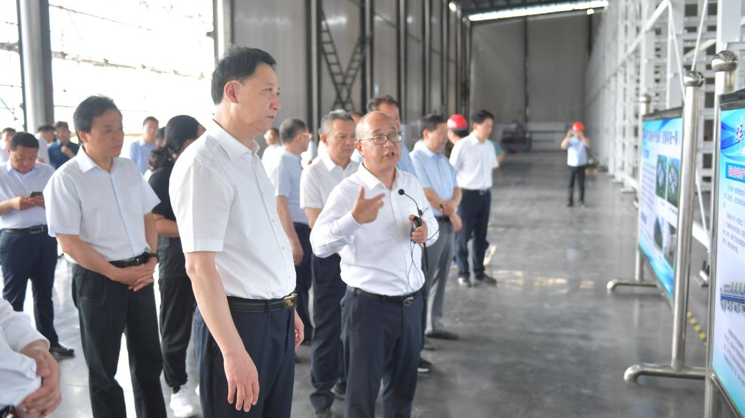 蚌埠市委书记率队莅临安徽宝馨智能(néng)制造产业园调研指导